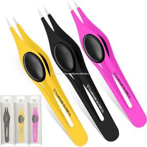 Juego de Pinzas para Cejas Profesionales, 6 Piezas, Herramientas de Belleza de Acero Inoxidable, Aplicador de Cejas, Kit de Modelado de Cejas - Product Image 6