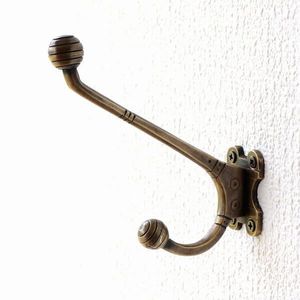 Classic Rustic Cast Iron Wall Hook For Hanging Clothes Jackets <b>Towels</b> And Keys With Farmhouse Country Style Charm - Product Image 1