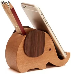 Premium Multi-Purpose <b>Wooden</b> <b>Desk</b> Organizer Mobile Pen Holder Stand For Home Office Small Accessories - Product Image 3