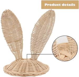 Chapeau d'été pour enfants, nouveau style, chapeaux en rotin naturel fabriqué à la main pour enfants - Product Image 3