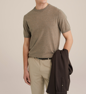 Camiseta de Hombre con Logotipo Personalizado al por Mayor, Camisetas de Cuello Redondo de Alta Calidad para Hombre, OEM Personalizado - Product Image 1