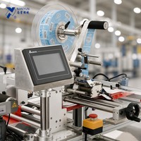 NY-816 Automatische Oppervlakte-etiketteermachine Etiketteerapparaat met datumafdruk voor film en zakrollen