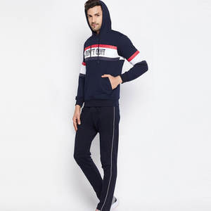 Newest Style Friendly Budget Solid Color <b>Men</b> Tracksuit Regular Size Breathable Classic Look <b>Men</b> <b>Sweat</b> <b>Suit</b> - Product Image 4