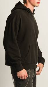 Vente en gros Sweat à capuche grande taille 500gsm surdimensionné 100% coton Pull à capuche lourd Logo personnalisé vierge - Product Image 3