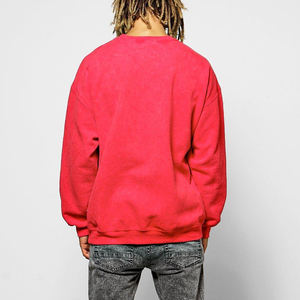 Sudadera básica de gran tamaño con hombros caídos personalizada, sudadera con lavado ácido para hombres, el mejor fabricante de ropa para hombres, sudaderas con lavado ácido - Product Image 2