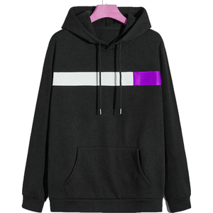 Sudadera con capucha de bloque de Color para hombre, Jersey de algodón personalizado de alta calidad con bolsillo, sudaderas con capucha en blanco para entrenamiento, venta al por mayor, logotipo bordado de gran tamaño OEM - Product Image 5