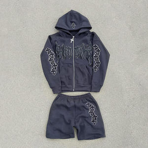 Sudaderas con capucha y conjuntos cortos Personalice su conjunto de pantalones cortos agregando sudaderas con capucha para crear un aspecto único de nuestra impresión y personalización - Product Image 4