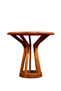 โต๊ะกาแฟทันสมัย แข็งแรงทนทาน รุ่น Tacasa ขนาด 30*80 ซม. หน้าโต๊ะไม้ยางพารา ขาตั้ง 5 ขา พร้อมเบาะรองนั่ง สีวอลนัท รับประกัน 12 เดือน - Product Image 6