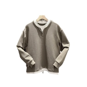 Sudadera Holgada con Cuello Redondo, Estilo Coreano, Versión Simple y Limpia, Abrigo de Invierno 2025 - Product Image 4