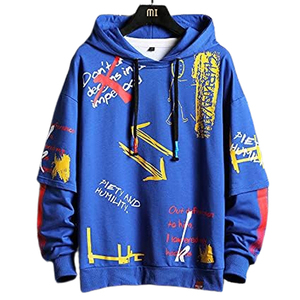Sweat-shirts à capuche pour hommes en molleton épais 100 % coton, coupe classique, nouveau modèle décontracté, imprimé, motif uni, séchage rapide, respirant pour l'hiver - Product Image 4