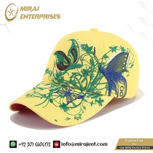 Mujeres Mariposas Flor Bordado Gorras Chica Sombreros para el sol Casual Snapback Gorras Gorra de béisbol Primavera Otoño - Product Image 3