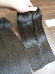 SDD weft เส้นผมมนุษย์แบบเย็บติดสำหรับต่อผมแบบตรงจากโรงงาน - Product Image 2