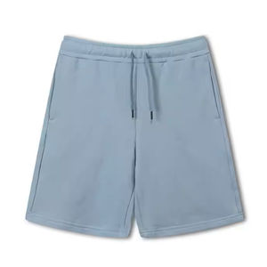 Venta al por mayor Fitness 3 Seam Cordón Baggy Fit Deportes Pantalones cortos Logo impreso Algodón Spandex Mezcla de tela Pantalones cortos de sudor Hombres - Product Image 6