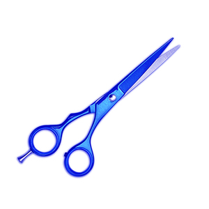 Ciseaux de coiffure Ciseaux de salon de coiffure Couleur bleu foncé Métal Acier Cheveux Ciseaux de coiffeur élégants - Product Image 4