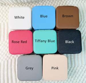 Boîte d'emballage de bijoux personnalisée en gros boîte d'organisation de bijoux de voyage boîte de rangement de bijoux avec logo d'Inde - Product Image 2