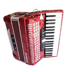Acordeón diatónico de tres filas de lenguetas Calvos para principiantes adultos, 41 teclas, 120 bajos, instrumento musical portátil tipo piano - Product Image 2