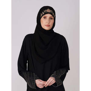 Hiyab Negro Modesto y Transpirable Estilo Maisha - Product Image 1