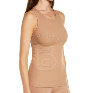 Camiseta sin mangas de mujer completamente personalizada para venta en línea Beat Quality Impresión de logotipo personalizado Camiseta sin mangas y chaleco de mujer - Product Image 3