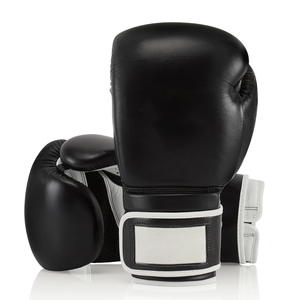 Gants de boxe MMA professionnels respirants avec logo personnalisé, évacuation de l'humidité, fermeture à lacets, personnalisation masculine, en cuir, fabriqués au Pakistan - Product Image 1