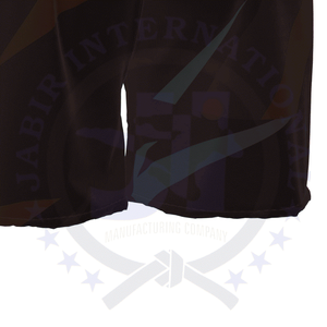 Pantalones cortos de playa informales para hombre, 100% poliéster satinado, secado rápido, estampado personalizado, cintura media elástica, tejido impermeable, servicio OEM - Product Image 6