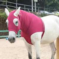 BRAND ZONE Capuche extensible pour cheval avec fermeture éclair, couvre-tête intégral, couvre-cou et oreilles, équipement équestre, fournisseur grossiste