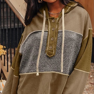 เสื้อฮู้ดดี้และเสื้อสเวตเชิ้ตผู้ชายสำหรับฤดูหนาว พิมพ์ลายนูน 3 มิติ ผ้าเดนิม 100% ผ้าฝ้าย สีตามสั่ง เสื้อฮู้ดดี้แบบสวมหัว ราคาขายส่งตามสั่ง - Product Image 3