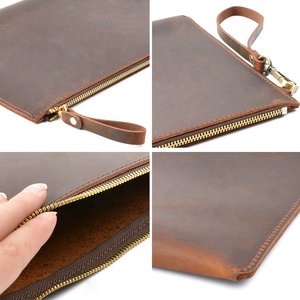 Bolso de Mano de Cuero de Alta Calidad para Mujer, con Cierre de Cremallera, Gran Capacidad, Cartera de Cuero Suave, Estilo Casual, Modelo 2026 - Product Image 6