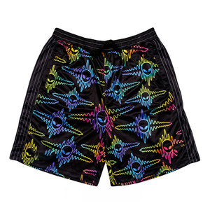 Wholesale Men's High Street Single <b>Layer</b> Mesh Shorts Front Sublimation Printed 100% Polyester Custom Eco-Friendly Breathable - Product Image 6
