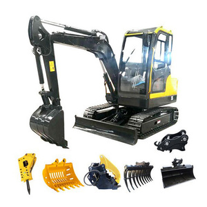 800kg 1tonne 2tonne Mini excavatrice Micro excavatrice livraison la plus rapide Farm Digger de qualité industrielle avec support personnalisé OEM & ODM - Product Image 1