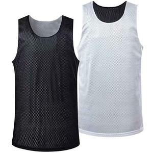 Camiseta de baloncesto de malla personalizada para hombres chaleco sin mangas pantalones cortos personalizados su nombre favorito número camiseta de baloncesto en blanco Reversible - Product Image 1