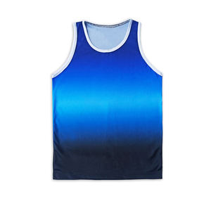 Haute qualité personnalisé hommes séchage rapide respirant coton/fibre de bambou 220g débardeur tricoté Style décontracté à bas prix - Product Image 1