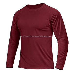 เสื้อยืดแขนสั้นผู้ชายปี 2026 สีพื้น ผ้าถัก ป้องกันแสงแดด แห้งเร็ว น้ำหนักเบา เหมาะสำหรับตกปลา วิ่ง ป้องกันรังสียูวี - Product Image 1