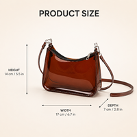 Sac à bandoulière de luxe personnalisé avec logo pour femme, couleur unie, fermeture éclair, sac à main avec décoration de serrure, sac sous le bras tendance, vente en gros