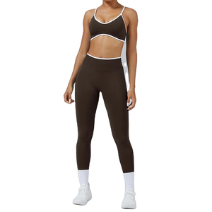 Women's Solid Yoga <b>Leggings</b> High Elastic Waist Breathable Quick Dry Full Length Plus Size Custom Brand Name Gym Pants - Product Image 1