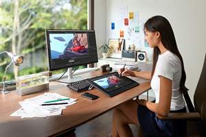 Tableta de Dibujo con Pantalla Táctil OLED 4K Artist Ultra 16 de 15.6 Pulgadas "   + Lápiz Dual 16K + Control Remoto Inalámbrico K05 con Atajos + Laminación Completa - Product Image 2