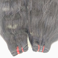 Extensiones de Cabello Humano Remy de la MEJOR CALIDAD, LARGAS, NEGRO, DE UN SOLO TIERRE, SANA, CRUDA, SIN PROCESAR, DE TEMPLO INDIO, SIN CAÍDA