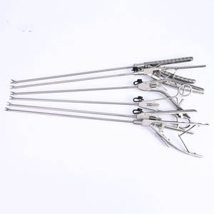 Fórceps de portaagujas laparoscópicos en acero inoxidable disponibles en todo tipo de instrumentos quirúrgicos endoscópicos de laparoscopia - Product Image 3