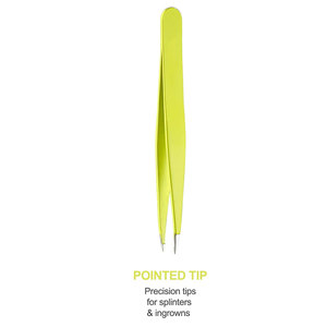 Pinzas de cejas profesionales de acero inoxidable para uso en belleza Diseño de logotipo personalizado de alta calidad para depilación facial - Product Image 2