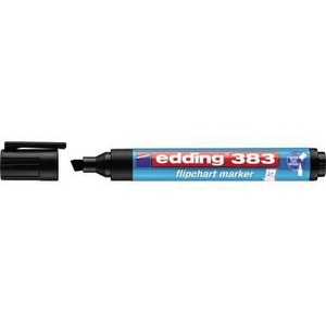 Rotulador para Flipchart Edding 383, Negro, 1-5 mm, con Extensión de 5 mm, Duradero y Versátil - Product Image 1