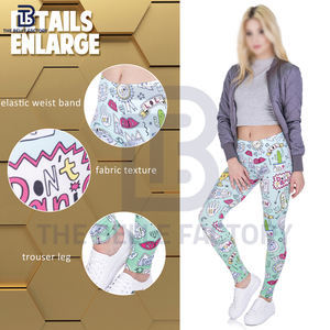 Mallas ligeras de punto de cintura media transpirables de secado rápido para yoga para mujer al mejor precio del fabricante - Product Image 2