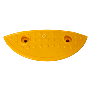 แผ่นยางชะลอความเร็ว EKO รูปวงรี ขนาด 30 x 10 x 4 ซม. พร้อมฐานยาง - Product Image 1