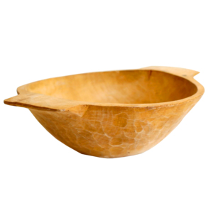 Decorative Wooden Dough Bowls Round Mango Wooden Dough Bowls for Tableware <b>Dinnerware</b> Kitchenware Home Hotel Serving - Product Image 1