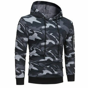 Sudaderas con capucha de camuflaje de alta calidad con logotipo personalizado para hombre, precio al por mayor, sudaderas de Material de algodón 100% - Product Image 1