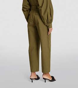 กางเกงคาร์โก้ขายาวผ้าคอตตอนสำหรับทุกเพศวัสดุกันน้ำสำหรับฤดูหนาวกางเกงคาร์โก้100% สีทึบสีกากีออกแบบได้ตามต้องการ - Product Image 6