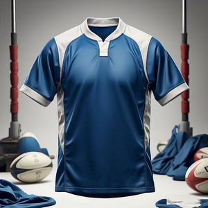 Haute Qualité 100% Polyester Rugby Jersey Personnalisé Équipe Sportswear Rugby Uniforme Chemises Rugby Shorts Ligue Jersey - Product Image 6
