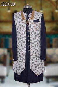 Designer brodé indien Sherwani marié mariage Sherwanis hommes Sherwani design personnalisé au meilleur prix de gros - Product Image 5