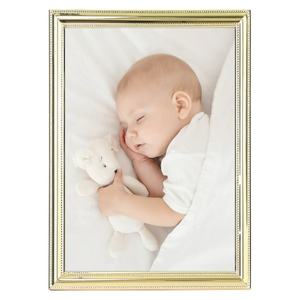 Modern Decorative Antique <b>Gold</b> Wooden Photo <b>Frame</b> for Home Office & Gifting Durable Metal Material - Product Image 5
