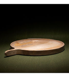 Planche à découper en bois faite à la main de qualité supérieure avec surface élégante et durable adaptée aux couteaux pour la cuisine et la préparation des aliments - Product Image 4