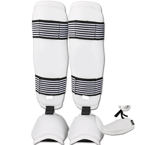 Entrenamiento profesional de MMA Shin in Step Shin Pad Nuevo diseño Kick Boxing Training Step Guards personalizado para protección - Product Image 3
