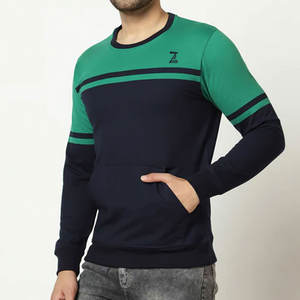 Vente en gros d'usine Meilleur prix Sweat-shirt décontracté pour hommes pour l'hiver Bas quantité minimale de commande Léger Motif solide - Product Image 3